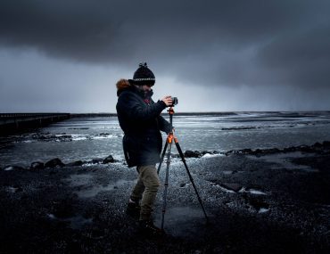 Photographer at the beach.