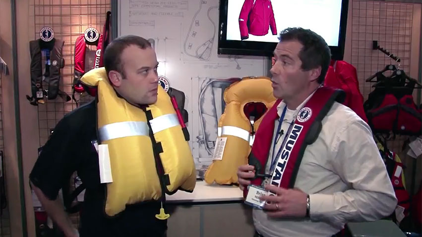 Mustang Inflatable PFD with Pacific Yachting Magazine