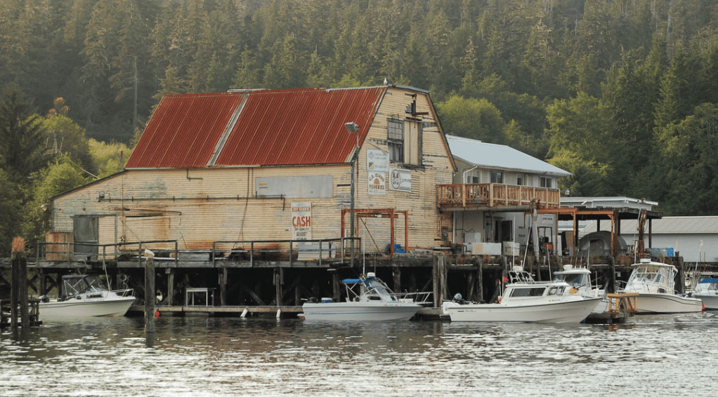 Winter Harbour has the rugged feel of many west coast fishing villages.