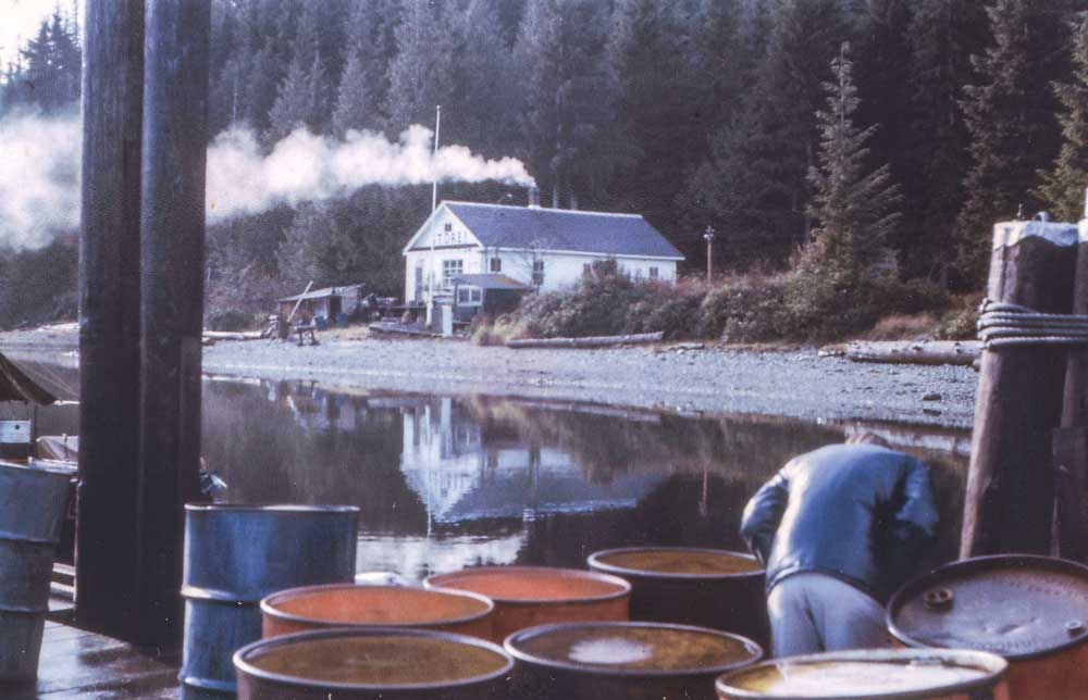 Blind Channel’s dock in 1970.