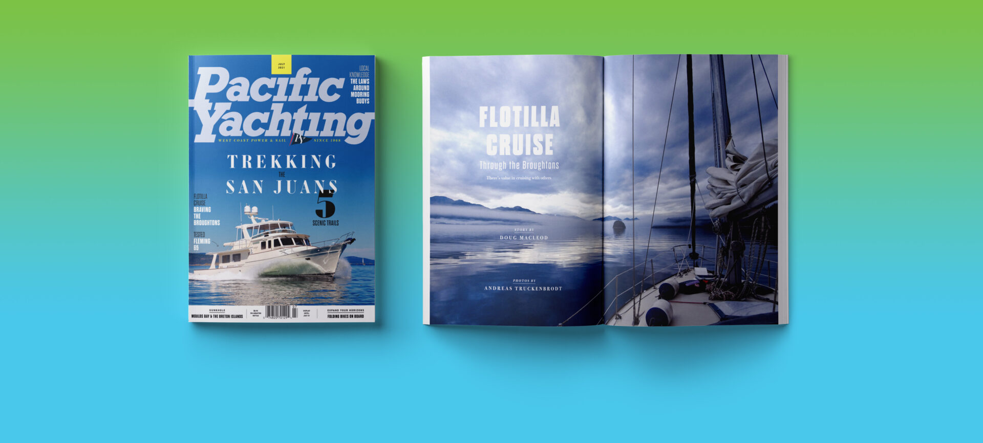 Pacific Yachting July 2021 issue.