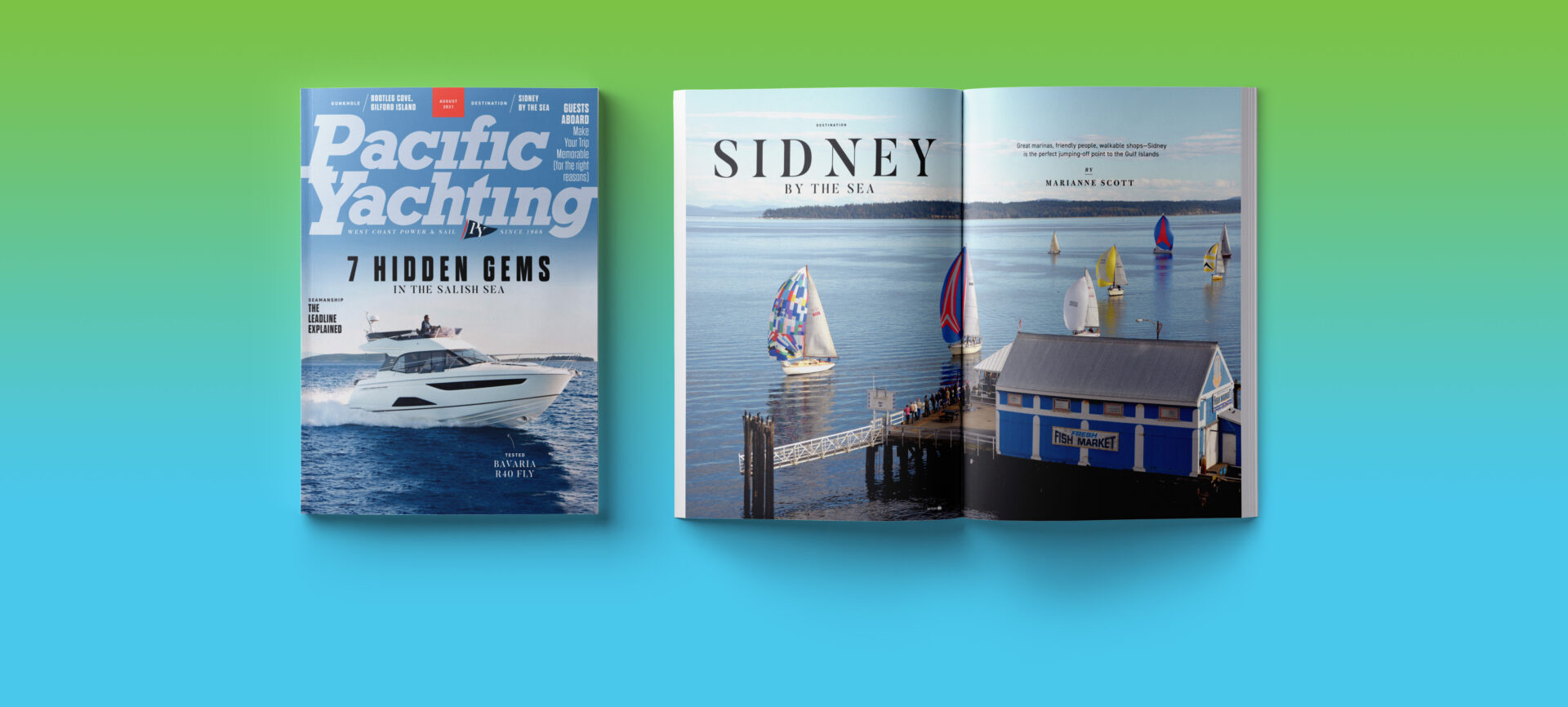 Pacific Yachting August 2021 issue.